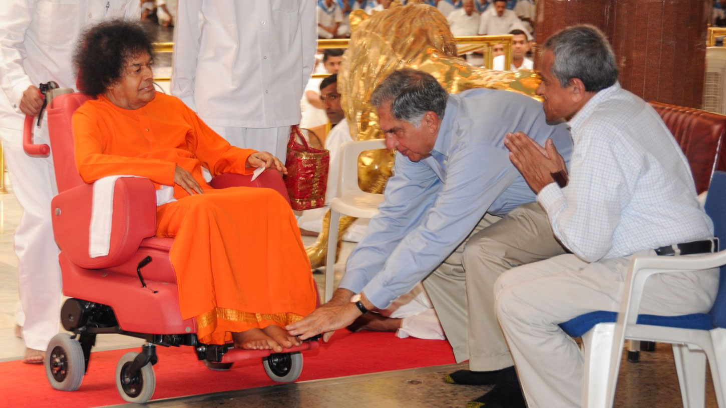 Ratan Tata with Baba